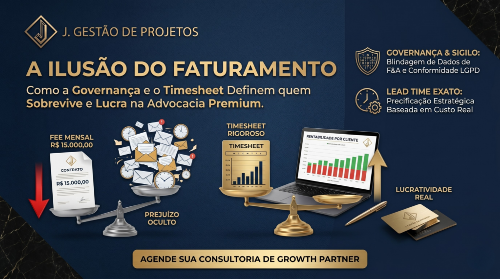 A Ilusão do Faturamento: Por que a Governança e o Timesheet Definem quem Sobrevive no Mercado