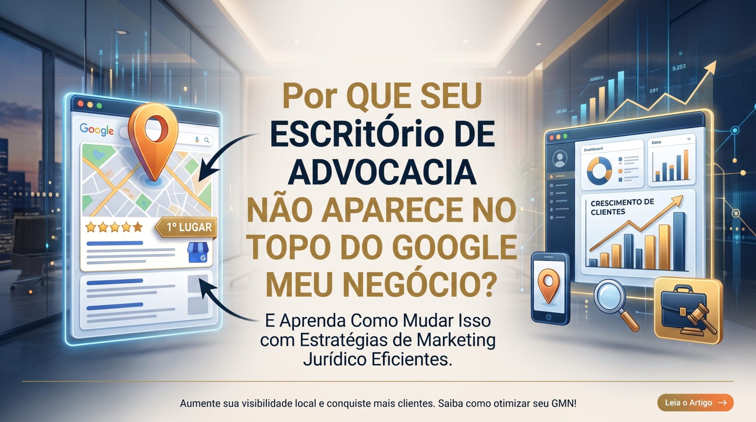 Topo do Google Meu Negócio
