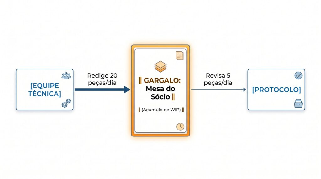 etapa de revisão técnica exercida pelo sócio.